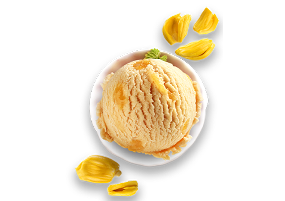 Tropical jackfruit ice cream