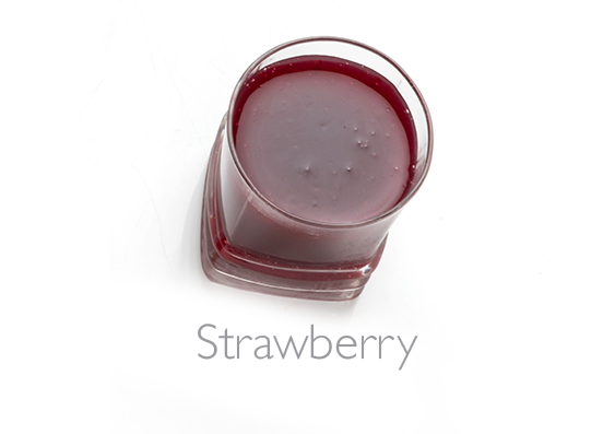 strawberry - icecream sauce
